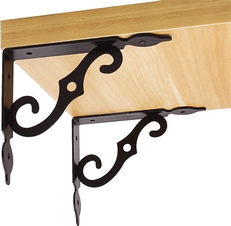 decorative corner shelf brackets